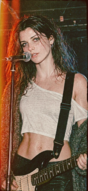 Eva Ryan-Gallagher performing live at the Paramount Theatre Seattle January 1993